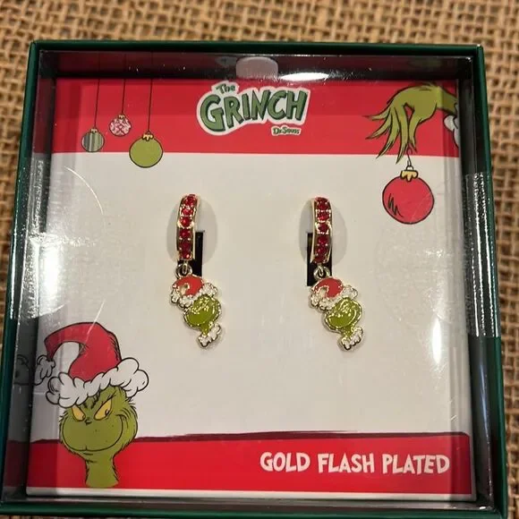 NIB The Grinch earrings - Picture 2 of 4